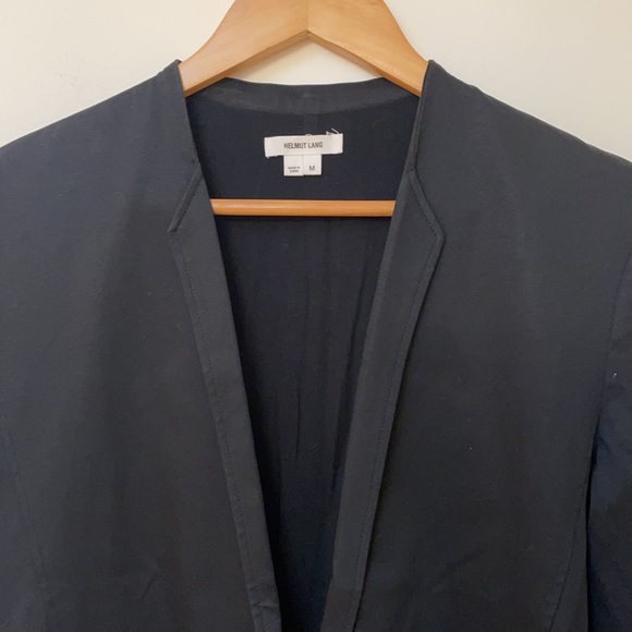 Helmut Lang Black Le Smoking Wool Tuxedo Blazer - Picture 4 of 6